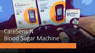 Caresens N Blood Sugar Test Machine | how to setup and use