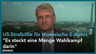 US-Strafzölle für chinesische E-Autos: Informationen von Elmar Theveßen | 14.04.24