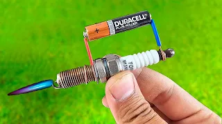 How to Make a Simple Welding Machine from Spark Plug at Home!