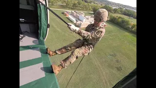 Rappel Master Course - Aircraft Rappelling at Camp Dodge