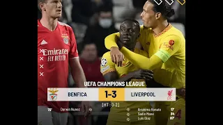 HIGHLIGHTS : Benfica 1-3 Liverpool (All goal)