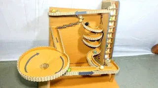 How to Make Marble Run Machine from Cardboard (No DC Motor) | Marble | DIY