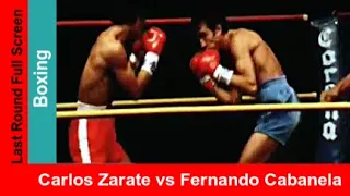 Carlos Zarate (Mexico) vs  Fernando Cabanela (Philippines, red trunks) widescreen match highlights
