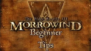 Morrowind Beginner Tips