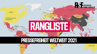 Pressefreiheit Weltweit | Rangliste der Pressefreiheit 2021 | Reporter ohne Grenzen
