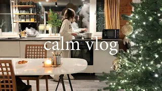 ЗИМНИЙ ВЛОГ: простые рецепты, уборка, уход за волосами и новогоднее чудо (calm vlog)