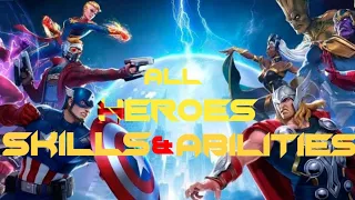 MARVEL super war: All heroes Ultimate skills and Abilities