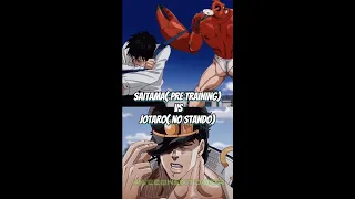 Saitama (Pre Training) VS Jotaro (No Stando)