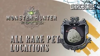 All Rare Pet Locations : Monster Hunter World : Part 1