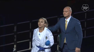 Tzu-yun Wen (TBE) vs Anzhelika Terliuga (UKR) -55kg. Tokyo Karate1Premier League 2019 Gold Medals