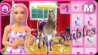 Barbie Dreamhouse Adventures - NEW UPDATE The Stables and New Farm Outfits for Horses