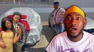 GHOST HLUBI BOUGHT HIS GIRLFRIEND HER DREAM CAR!! *She fainted*ll KO REACTS