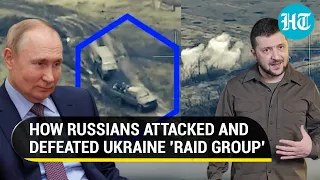 Russians attack Ukrainian 'raid group' after Zelensky's men manage to sneak up on the front | Watch