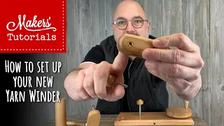 How to set up your new yarn winder