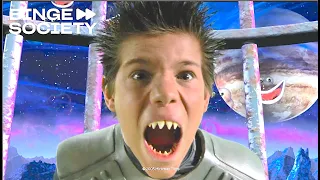 The Adventures of Sharkboy and Lavagirl in 3-D: SharkBoy uses his teeth to escape