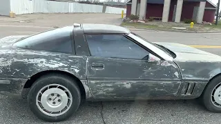 Getting a Maaco paint job on my 1986 Corvette ￼