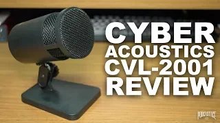 Cyber Acoustics CVL-2001 USB Mic Review / Test