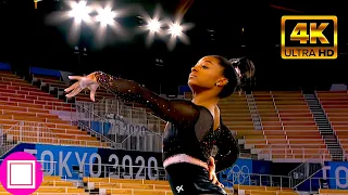 Simone BILES🇺🇸Floor Podium Training 2020 Tokyo OG (4K)