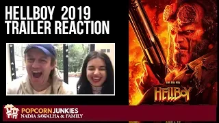 Hellboy 2019 Movie Red Band New Trailer - Nadia Sawalha & family Reaction