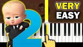 THE BOSS BABY 2 - Together we Stand - VERY EASY Piano tutorial