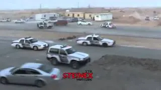 police chase in saudi arbia