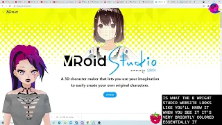 Creating an OC in Vroid Studio (plus making a chibi)