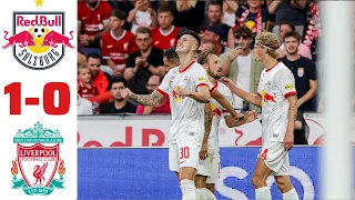 Benjamin Sesko highlights - Salzburg vs Liverpool  | Pre-season friendly