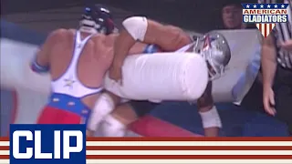 The Contender Leaps Over Gladiator Laser In Gauntlet | American Gladiators