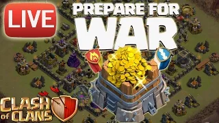 LIVE CLAN WAR ACTION! || CLASH OF CLANS || Let's Play COC [Deutsch/German HD Android iOS PC]