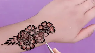 New stylish back hand mehndi design | easy mehndi design | mehndi ka design | mehndi design | mehndi