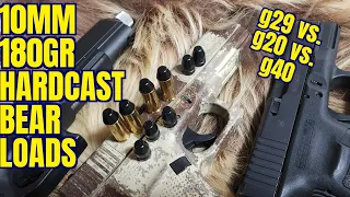 10mm Bear Loads with CKBCastBullets G29 vs G20 vs G40