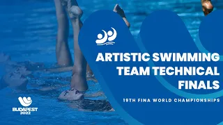 Artistic Swimming Team Free Finals | 19th FINA World championships | Budapest