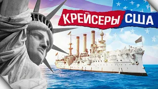 Броненосные крейсера США. Длинная рука дяди Сэма.