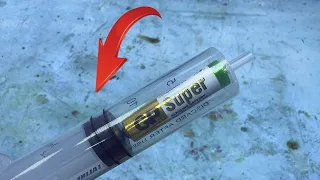 ETERNAL lamp from a syringe! Do it yourself in 2 minutes!