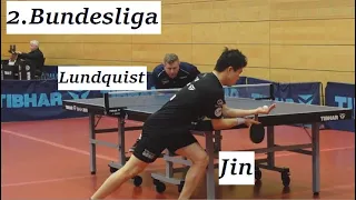 2.Bundesliga mit TTBL Besetzung | T.Jin(2417TTR) :  J.Lundquist(2440TTR) Ex Sweden Nationalplayer