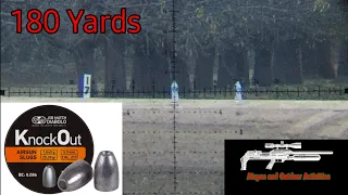 JSB Knockout Slugs At 180 Yards // Airgun And Outdoor Activities