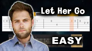 Passenger - Let Her Go - EASY Guitar tutorial (TAB AND CHORDS)