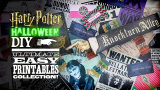 Ultimate Harry Potter Halloween Printables Collection!
