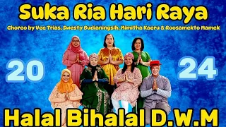 SUKA RIA HARI RAYA | Line Dance | Demo by D.W.M. Line Dance | Choreo Vee, Swesty, Mimitha & Mamek