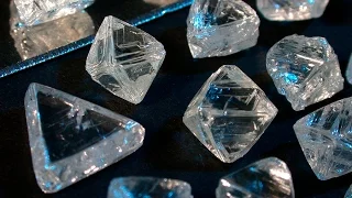 What Diamonds Look Like before they are Cut