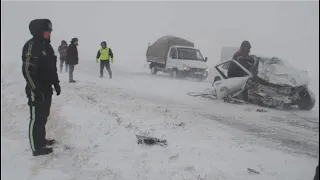 Смертельное ДТП произошло на трассе в Костанайской области