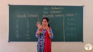 Gurukulam Online Classes- UKG -Subtraction  Horizontally & vertically