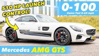 Mercedes AMG GT-S 4.0 510HP Acceleration 0-100 Damn Fast Edition (LAUNCH CONTROL)💙