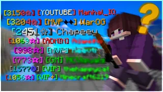 What is the Highest Bedwars Stars for Each Hypixel Rank?