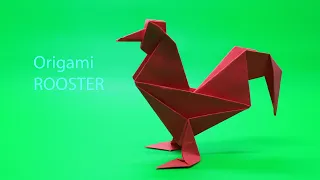 Origami Rooster | Ayam Jago kertas