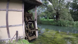 Water mill & river from Akira Kurosawa's "'Dreams"　黒澤明「夢」舞台 安曇野