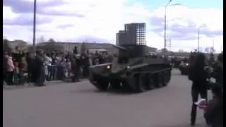 БТ-7 на колёсном ходу.