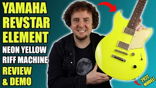 2022 Yamaha Revstar Element RSE20 | A classy Neon Yellow riff machine for under $500! Review & Demo