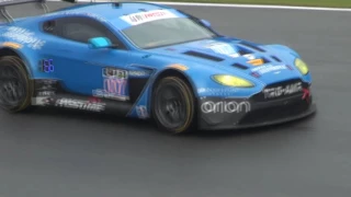 Aston Martin V12 Vantage GT3 Sound on Track (2015 Petit Le Mans)