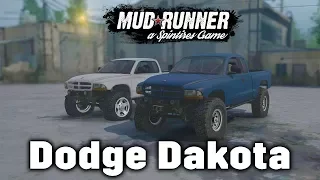 Spintires: MudRunner обзор мода [ Dodge Dakota ] ЧУДО